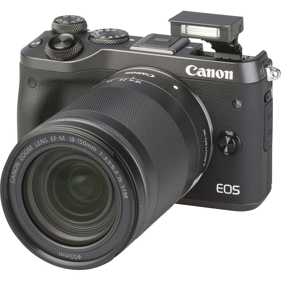 Canon EOS M6 + EF-M 18-150 mm IS STM - Vue principale