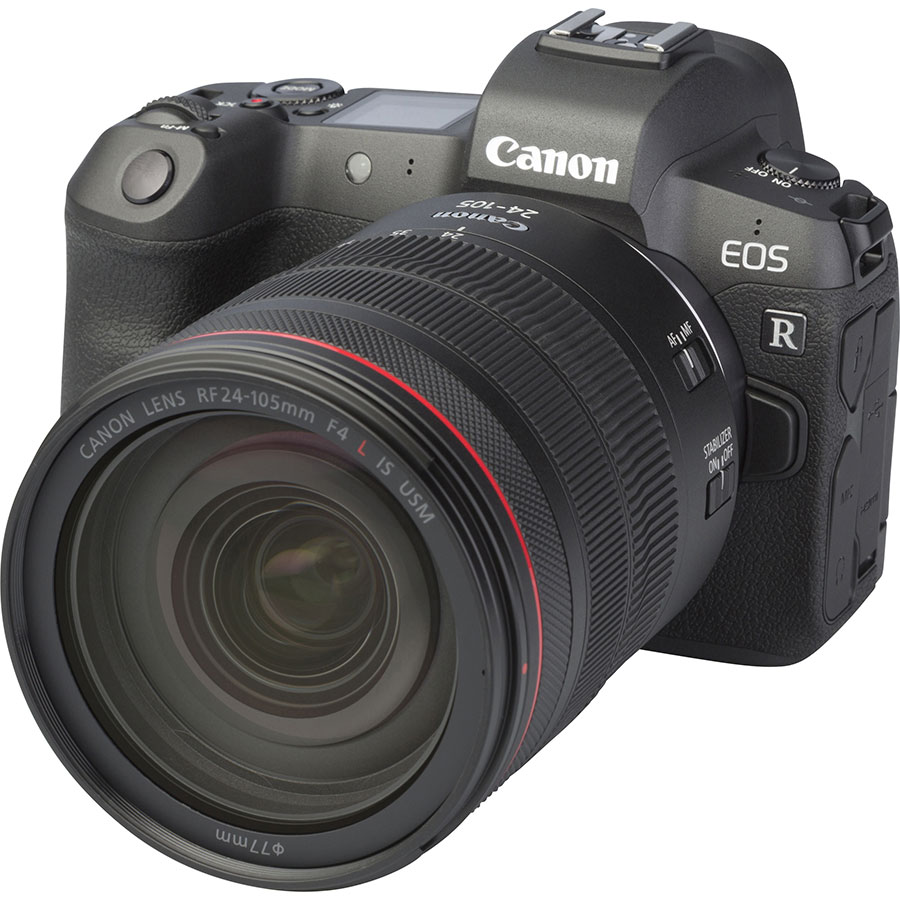 Canon EOS R + RF 24-105 mm L IS USM - Vue principale