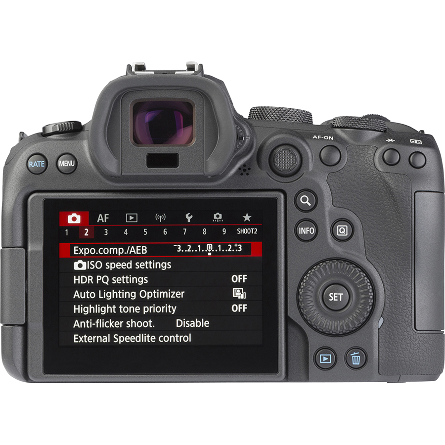 Canon EOS R6 + RF 24-105 mm IS STM - Vue de dos