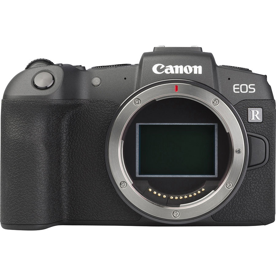 Canon EOS RP + RF 24-105 mm L IS USM - Vue de face sans objectif