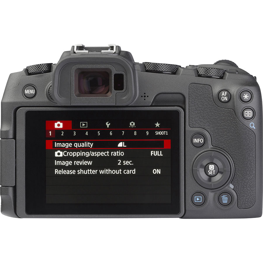 Canon EOS RP + RF 24-105 mm L IS USM - Vue de dos