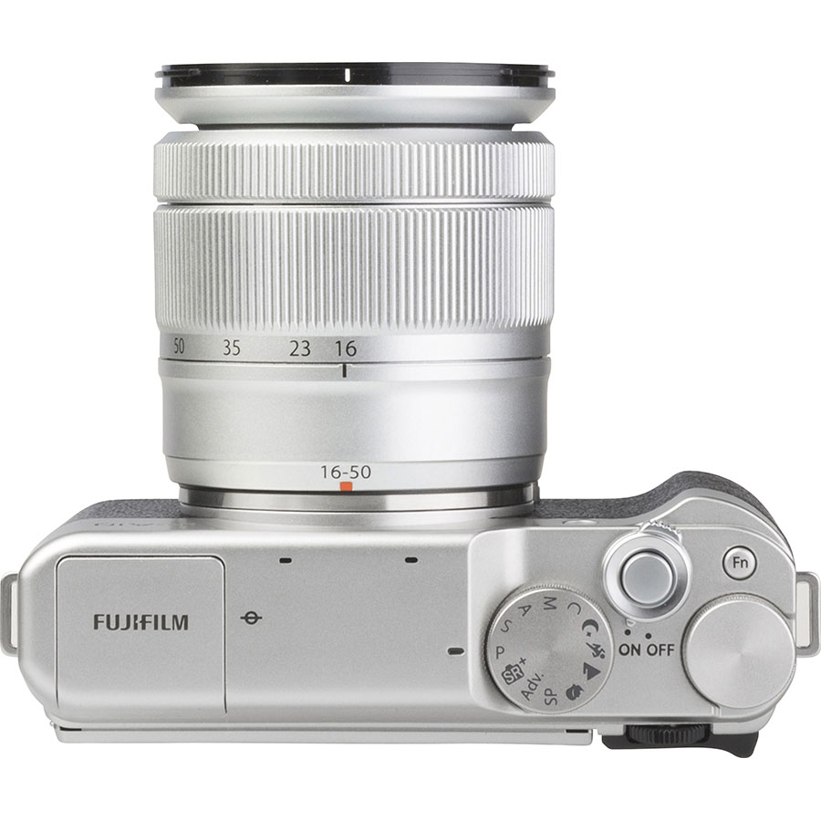 Fujifilm X-A10 + Fujinon Super EBC XC 16-50 mm OIS II - Vue du dessus