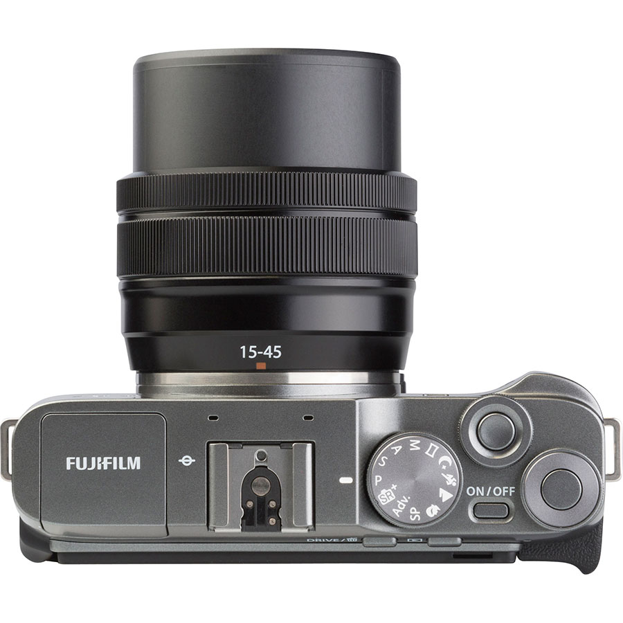 Fujifilm X-A7 + Fujinon Super EBC XC 15-45 mm OIS PZ - Vue du dessus