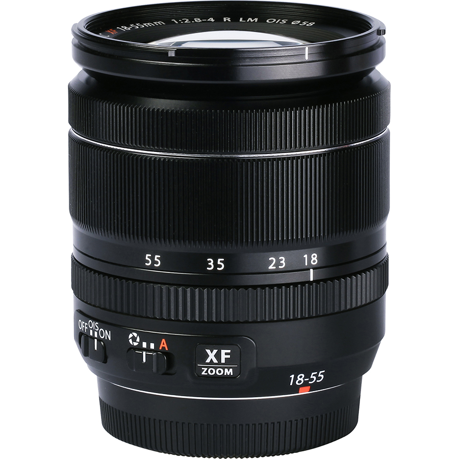 Fujifilm X-S10 + Fujinon XF 18-55 mm R LM OIS - Vue de l'objectif
