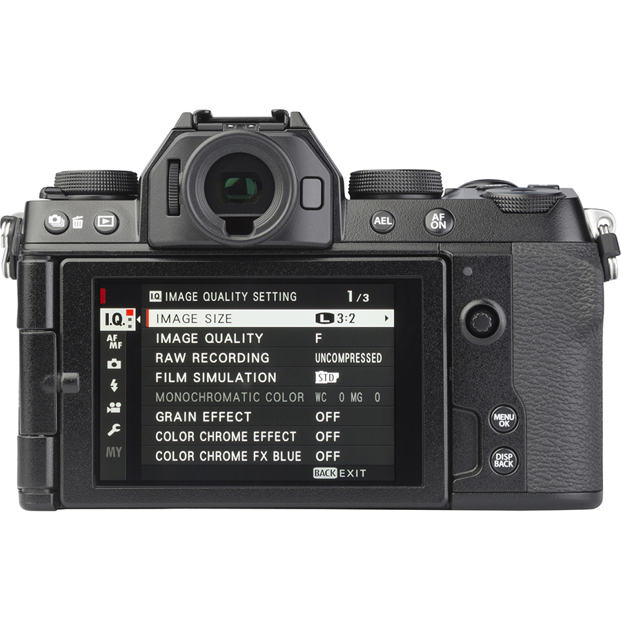 Fujifilm X-S10 + Fujinon XF 18-55 mm R LM OIS - Vue de dos