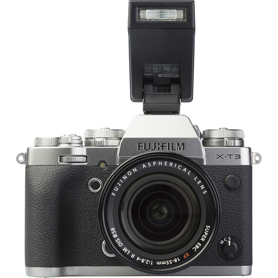 Fujifilm X-T3 + Fujinon Super EBC XF 18-55 mm R LM OIS - Vue de face