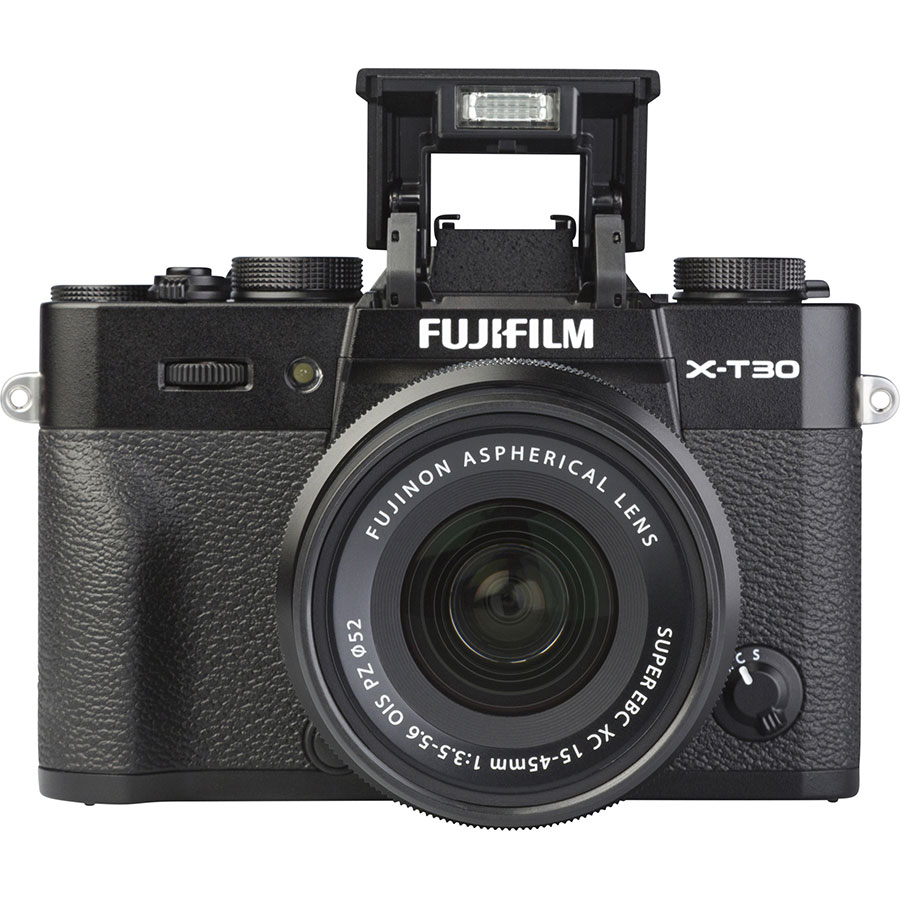 Fujifilm X-T30 + Fujinon Super EBC XC 15-45 mm OIS PZ - Vue de face