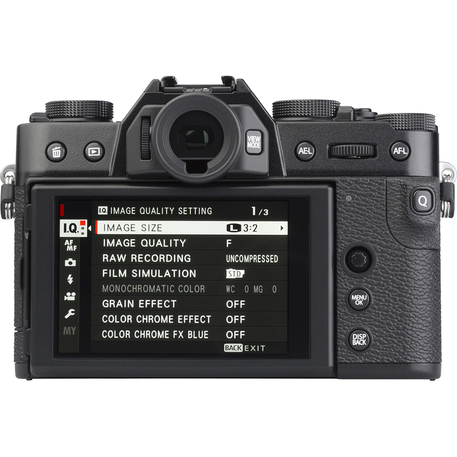 Fujifilm X-T30 II + Fujinon Super EBC XF 18-55 mm R LM OIS - Vue de dos