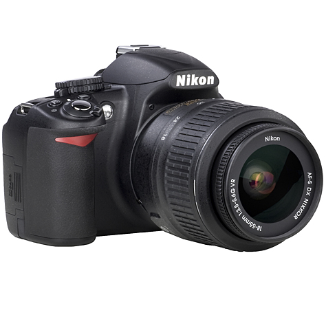 Nikon D3100 + AF-S G 18-55 VR - Vue principale