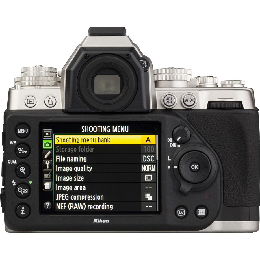 Nikon DF + AF-S Nikkor 50 mm G SE - Vue de dos