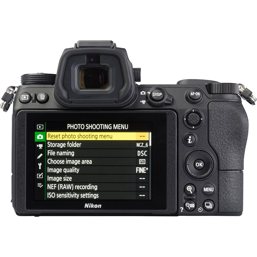 Nikon Z6 + Nikkor Z 24-70 mm S - Vue de dos