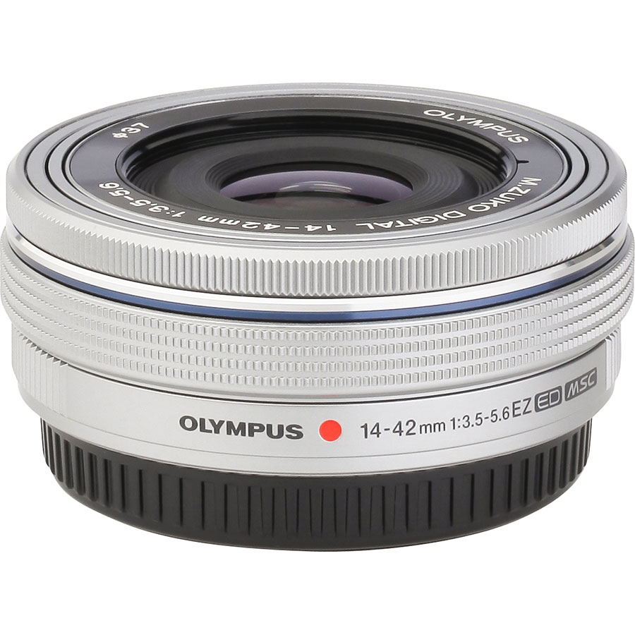 Olympus Pen E-PL9 + M. Zuiko Digital ED 14‑42 mm - Vue de l'objectif