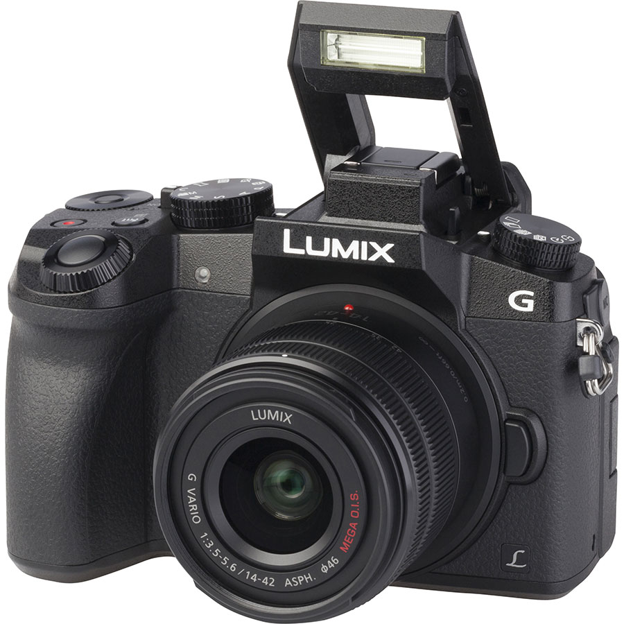 Panasonic Lumix DMC-G7 + Lumix G Vario 14-42 mm II OIS - Vue principale