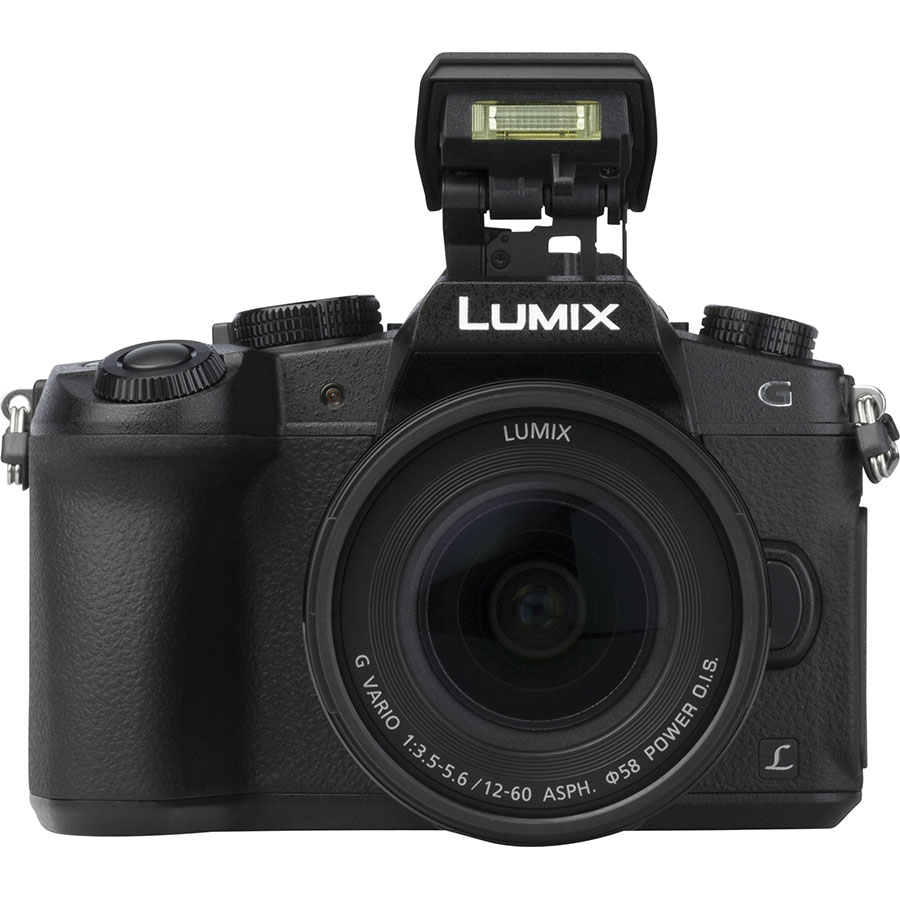 Panasonic Lumix DMC-G80 + Lumix G Vario 12-60 mm Power OIS - Vue de face