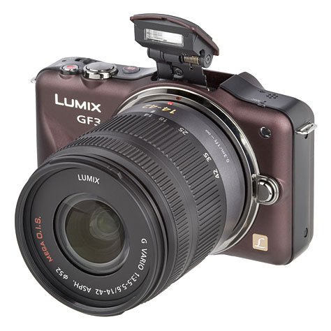 Panasonic Lumix DMC-GF3 + G Vario 14-42 mm - Vue principale