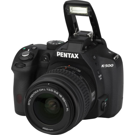Pentax K-500 + smc-DA L 18-55 AL - Vue principale