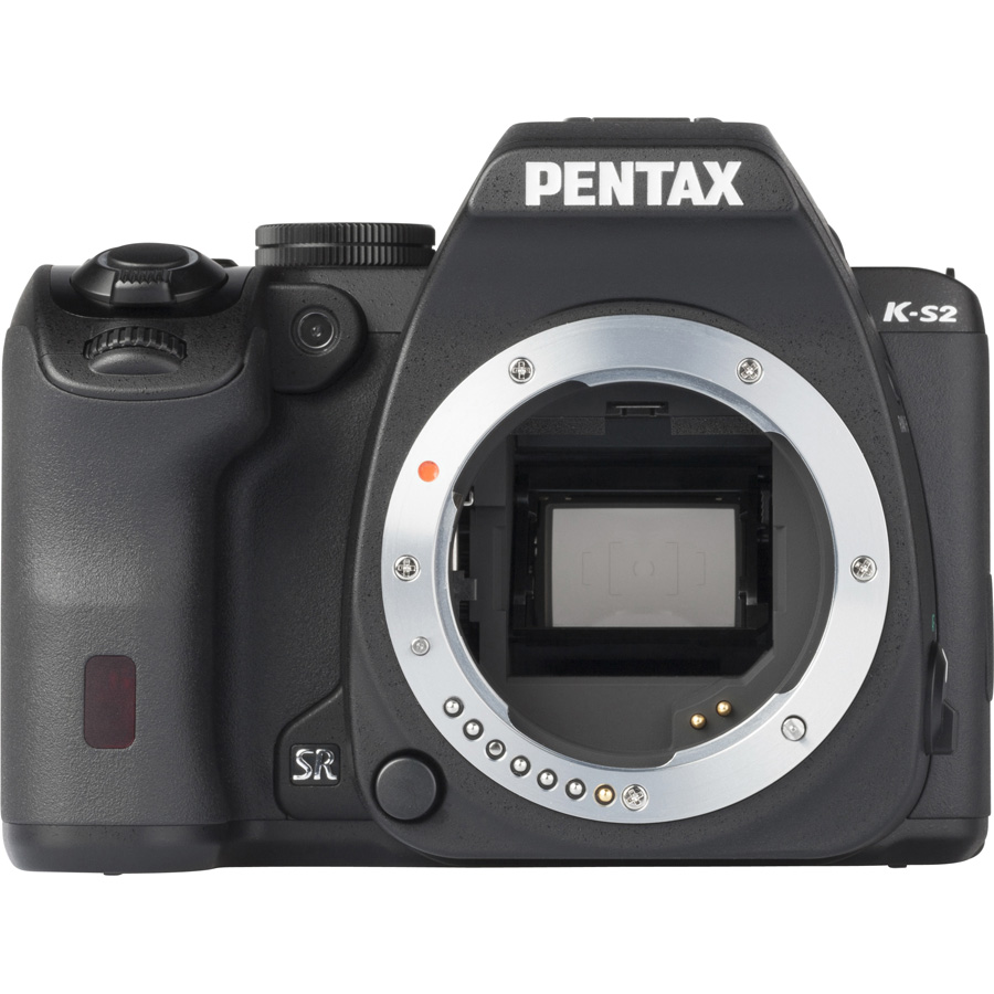 Pentax K-S2 + DA L 18-50 mm DC WR RE - Vue de face sans objectif