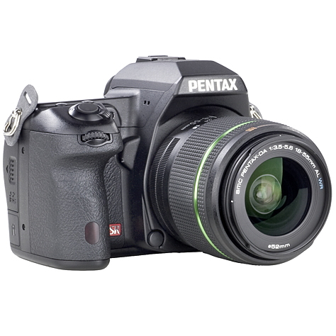 Pentax K-5 + smc DA 18-55mm AL WR - Vue principale
