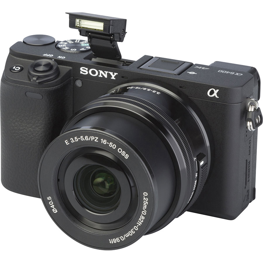 Sony ILCE-6400 + E 16-50 mm PZ OSS SELP1650 - Vue principale