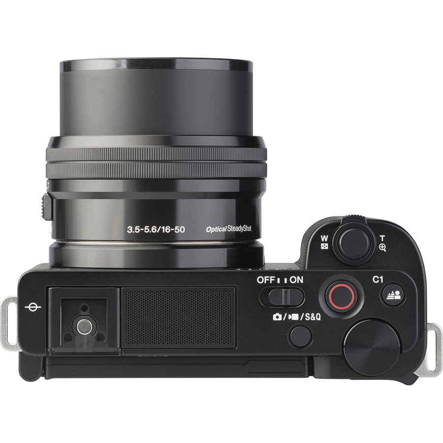 Sony ZV-E10 + E 16-50 mm PZ OSS - Vue de dessus