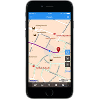ViaMichelin GPS, Traffic, Speedcam, Route Planner
- Exemple de navigation