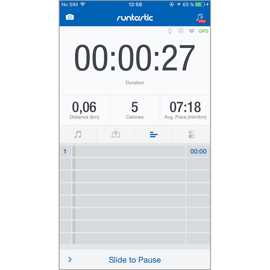 Runtastic GPS Running, Walking, Jogging, Fitness Distance Tracker and Marathon Training (iOS) - 