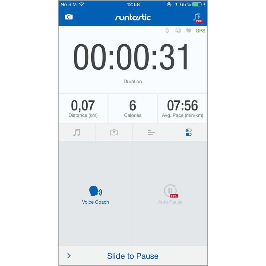 Runtastic GPS Running, Walking, Jogging, Fitness Distance Tracker and Marathon Training (iOS) - 