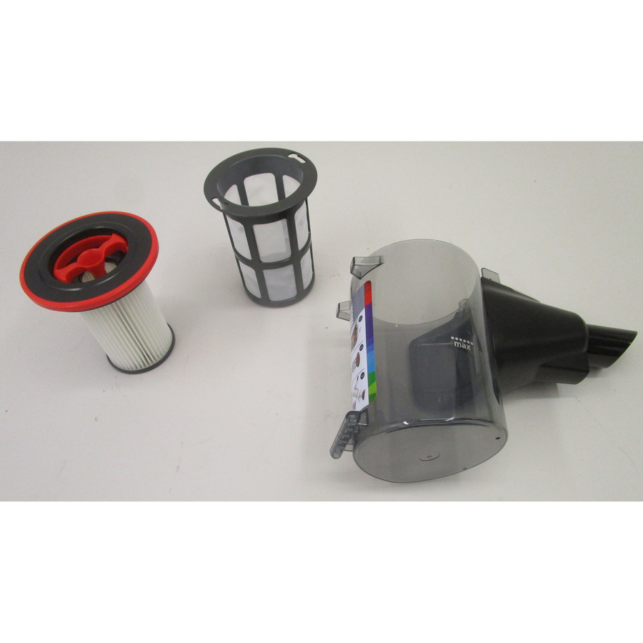 Bosch BSS8224 Unlimited 8 - Bac à poussières et ses filtres démontés