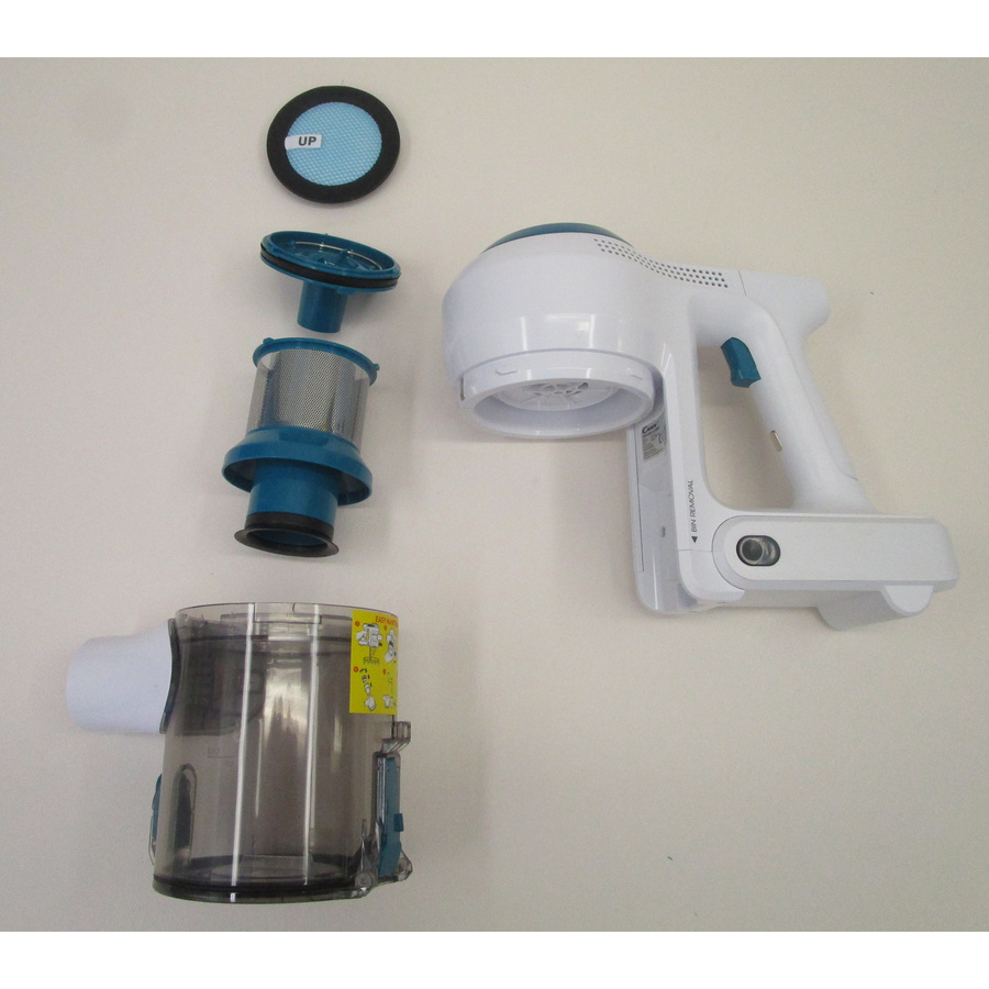 Candy CVIVA03X - Bac à poussières et ses filtres démontés