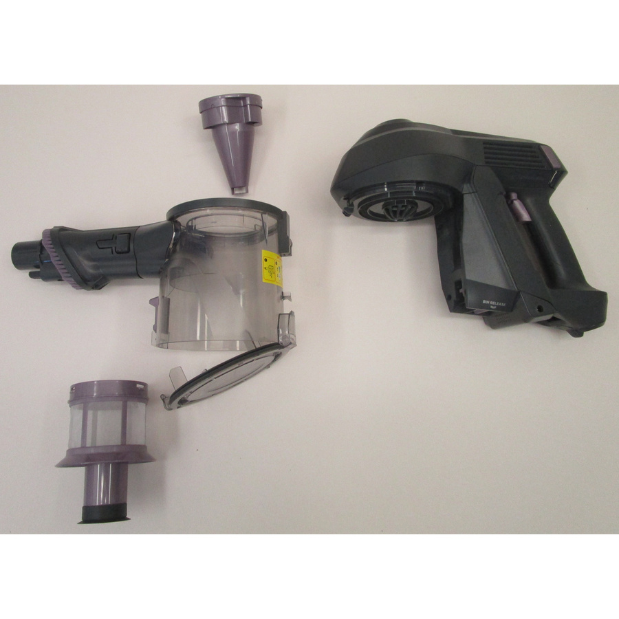 Hoover HF1 HF103X - Bac à poussières et ses filtres démontés