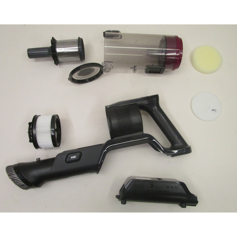 Hoover HF1P10HX 011 HF1 PLUS Home Flex - Bac à poussières et ses filtres démontés