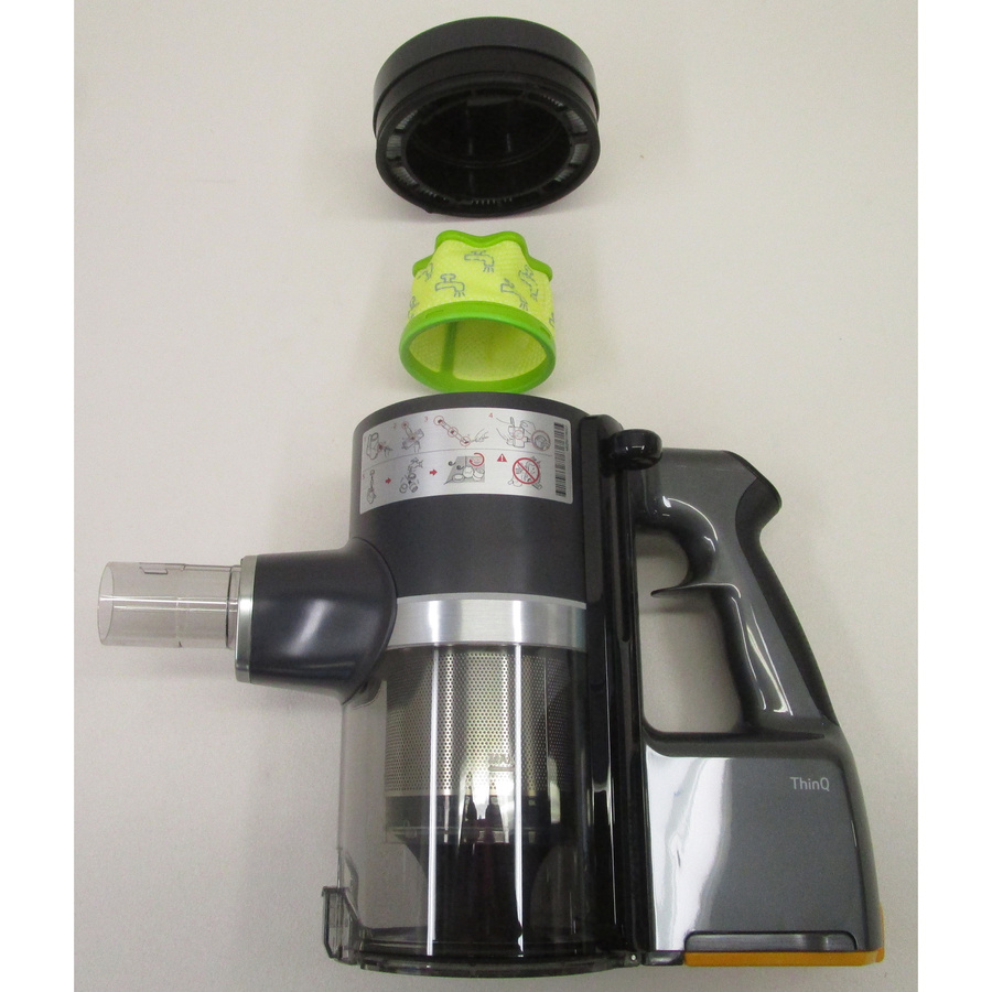 LG A9K-Prime1G - Bac à poussières et ses filtres démontés