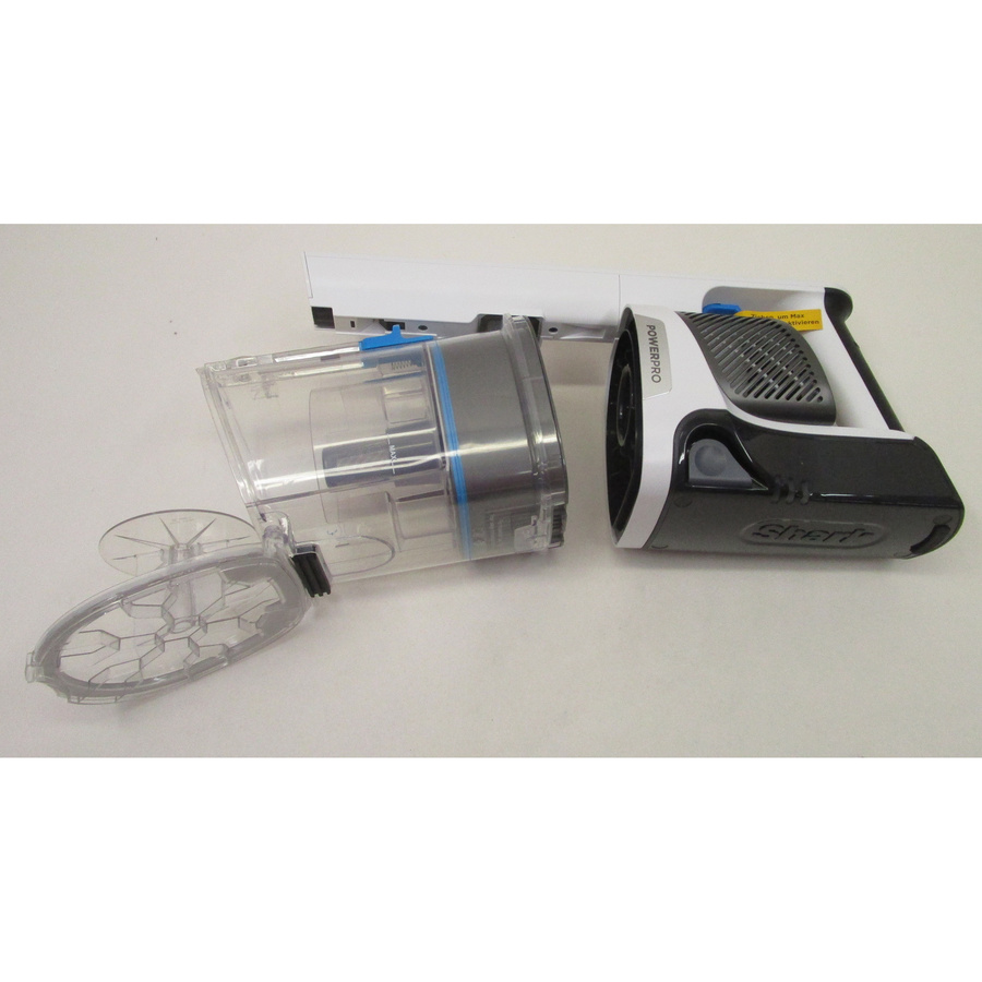 Shark IZ380EUT PowerPro Pet - Réservoir à poussières ouvert