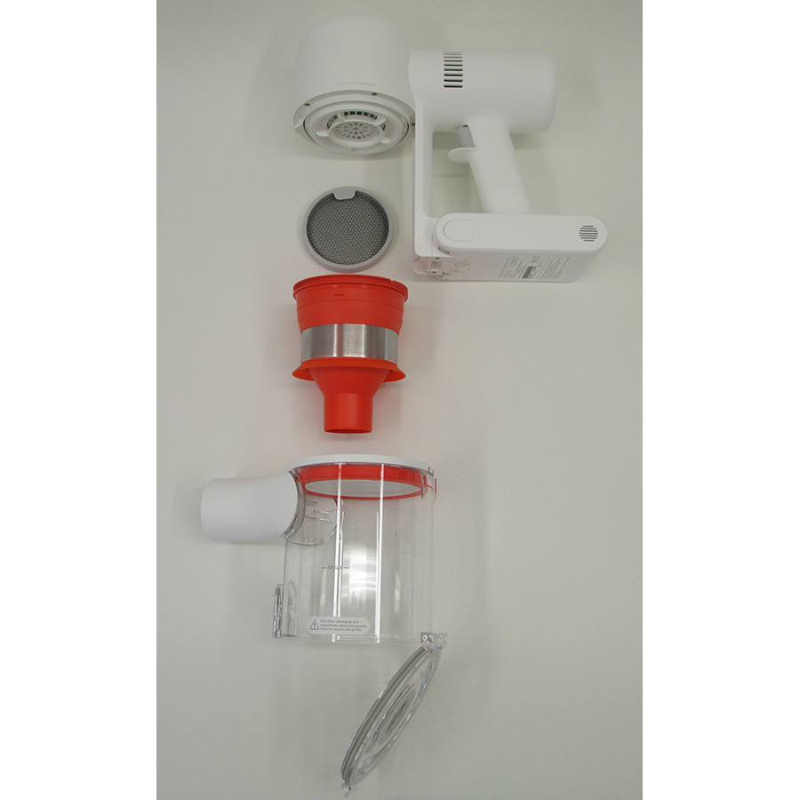 Xiaomi Mi Vacuum Cleaner G9 - Bac à poussières et ses filtres démontés