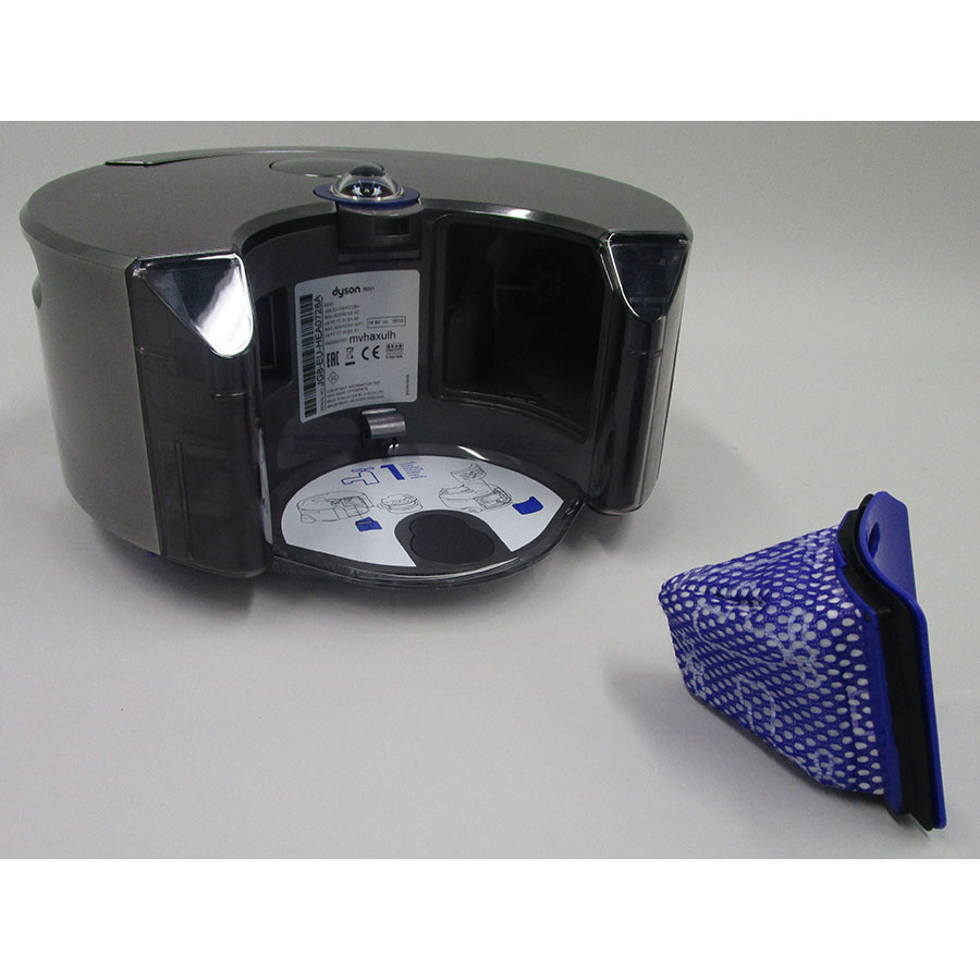 Dyson 360 Eye - Bandeau de commandes