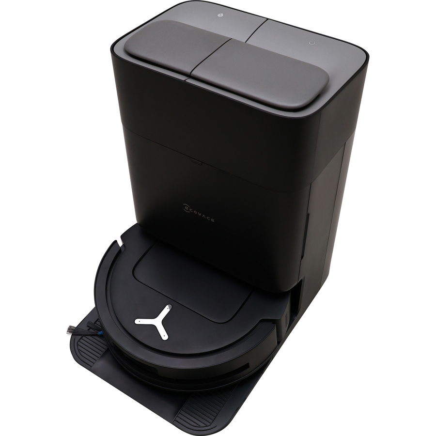 Ecovacs Deebot T80 Omni - Aspirateur sur sa station de charge