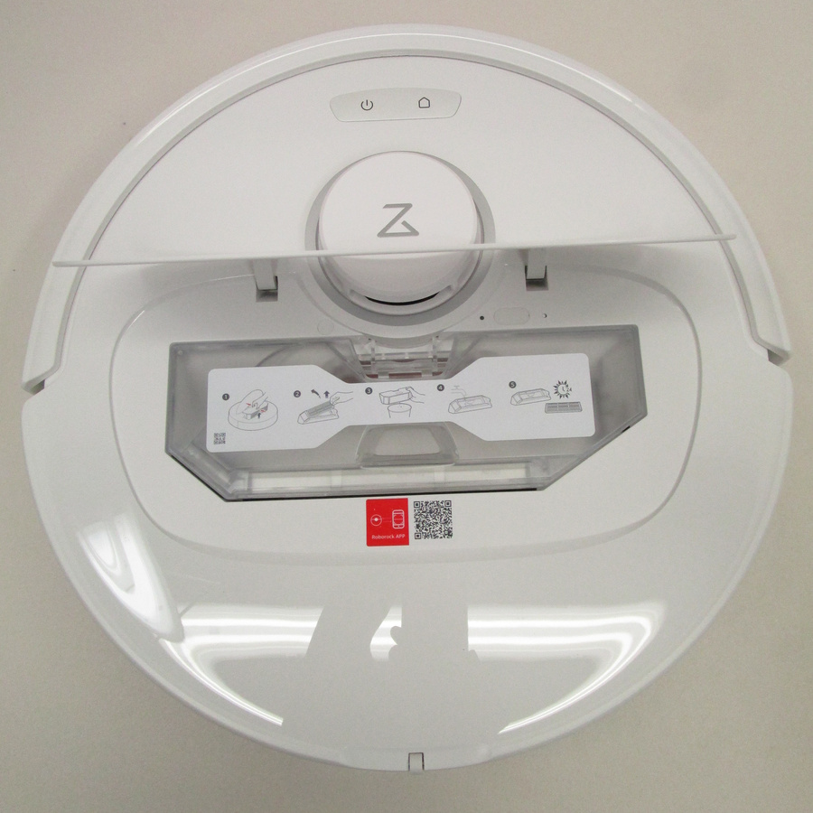 Roborock QRevo Plus White - Réservoir à poussière accessible par le haut