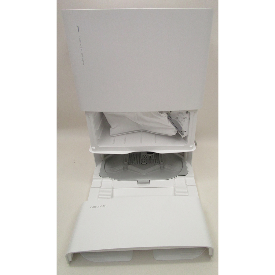 Roborock QRevo Plus White - Accès au sac de la station de vidange