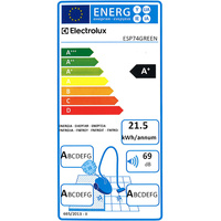 Electrolux ESP74Green Silent Performer - Étiquette énergie