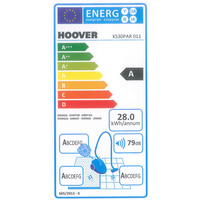 Hoover KS30PAR Khross - Étiquette énergie