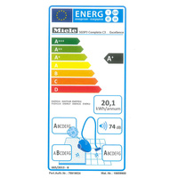 Miele Complete C3 Excellence Ecoline SGSP3 - Étiquette énergie