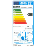 Miele Complete C3 Parquet XL Ecoline SGSP3 - Étiquette énergie
