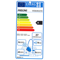 Proline (Darty) VCBLMULTIC - Étiquette énergie