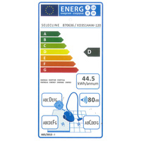 Selecline (Auchan) XD3514AW-120/870636 - Étiquette énergie