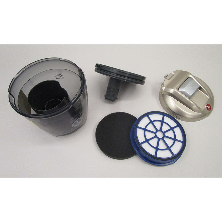 Hoover BR44PET - Réservoir à poussières avec son filtre sorti