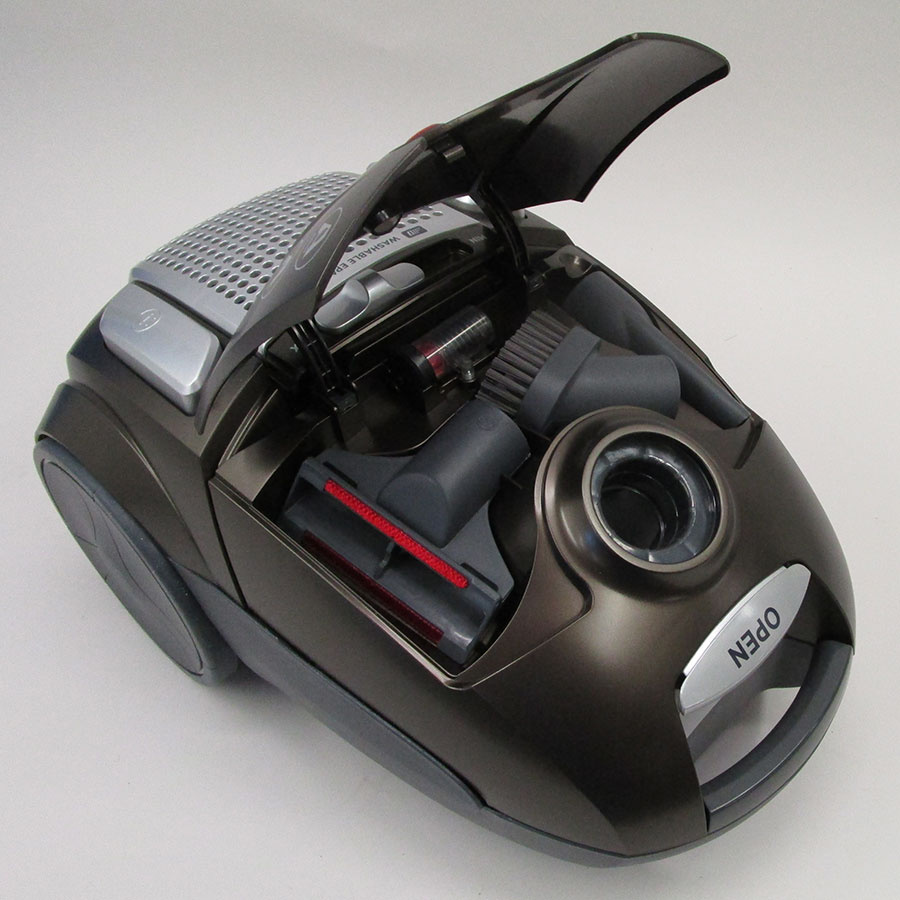 Hoover TE70_TE69 Telios Plus Pet - Compartiment de rangement des accessoires