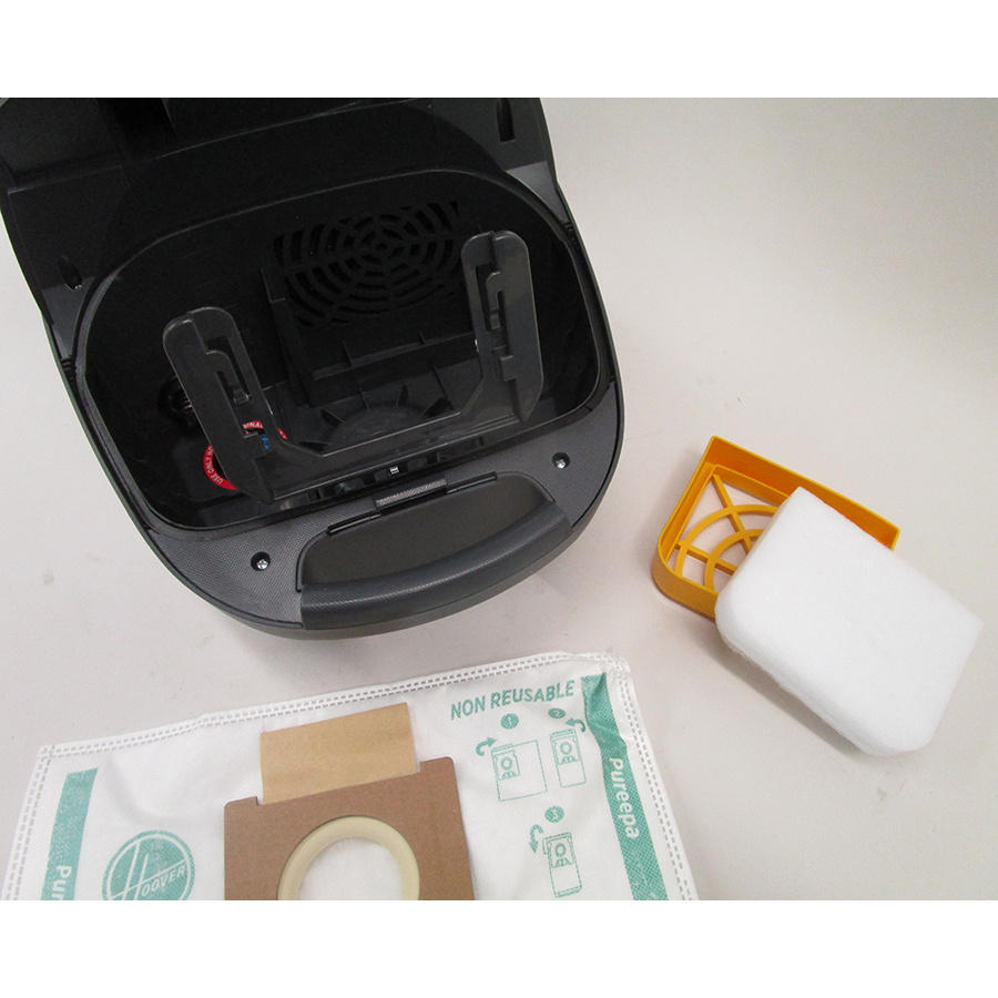 Hoover TX51PAR Telios Extra - Filtre entrée moteur sorti