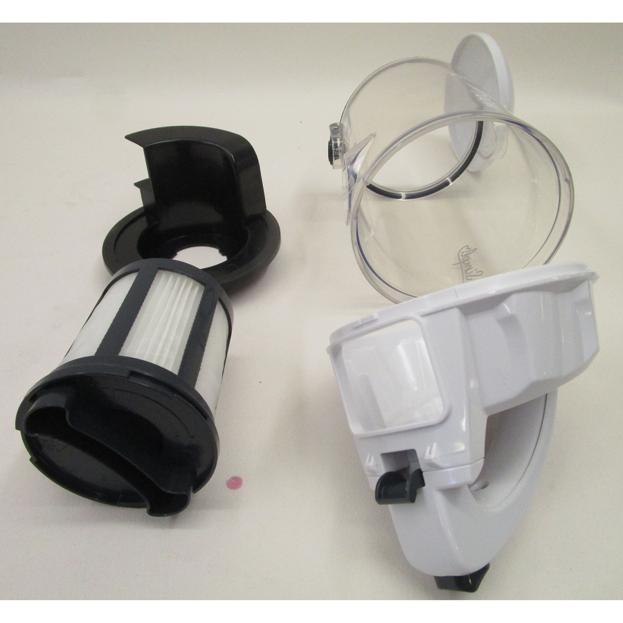 Simpl (Carrefour) SVC17BL-24 - Réservoir à poussières avec son filtre sorti