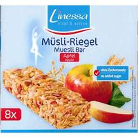 Linessa (Lidl) Muesli bar, apple