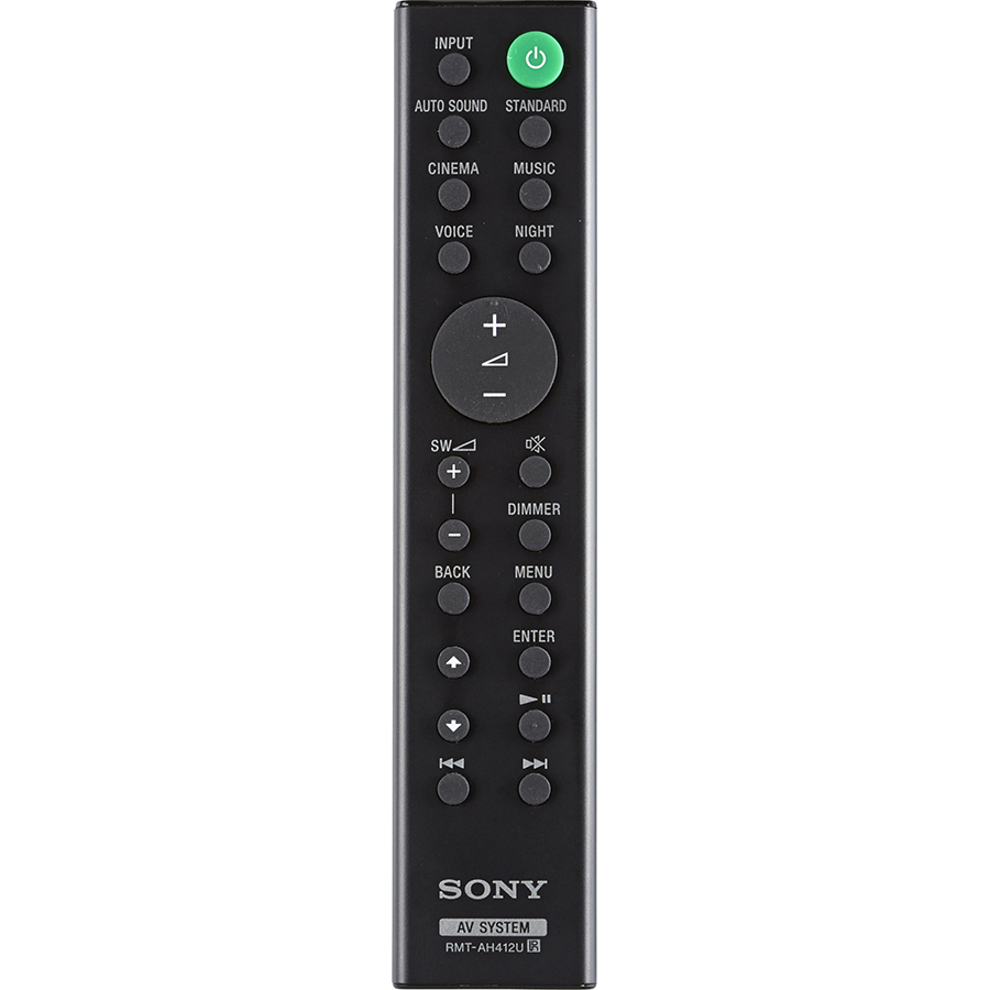 Sony HT-S40R - Télécommande
